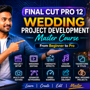 Final Cut Pro 12 Wedding Project Development Master Course – Recorded Class Available Now! 🚀✨